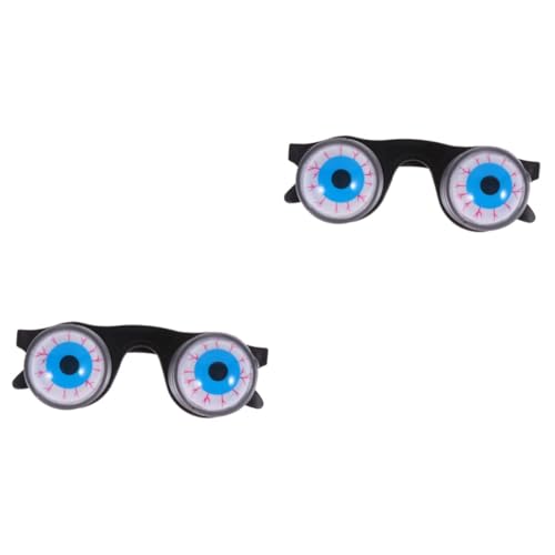 Healvian 6 Stck. Frühlingsbrille Lustige Brille Scherzbrille Party-brille Mit Hängenden Augen Karnevalskostümzubehör Schnapsgläser Vorgeben von Healvian