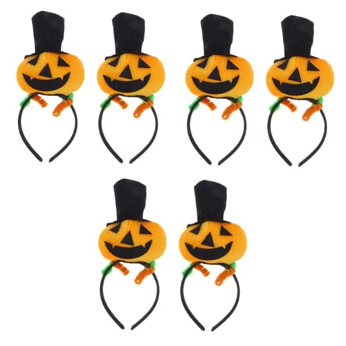 Healvian 6 Stck. Halloween Haarreif mit Kürbisball aus Partyaccessoire für Erwachsene für Halloween Karneval Kostüm und Bühnenauftritte Healvian 6 Stck. Halloween Haarreif mit Kürbisball aus Partyaccessoire für Erwachsene für Halloween Karneval Kostüm und Bühnenauftritte von Healvian