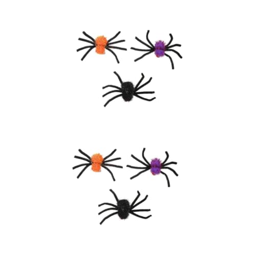 Healvian 6 Stck. Teiliges Halloween Spinnen Haarclip mit Plüschspinnen Gelb und Schwarz Gruselige Haarspangen für Erwachsene Vielseitige Partyaccessoires für Kostüm Cosplay und Halloween Healvian 6 Stck. Teiliges Halloween Spinnen Haarclip mit Plüschspinnen Gelb und Schwarz Gruselige Haarspangen für Erwachsene Vielseitige Partyaccessoires für Kostüm Cosplay und Halloween von Healvian