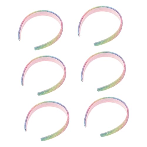 Healvian 6 Stück Glitzernde Bunte Stirnbänder für Mädchen Teiliges mit Breiter Paillettenverzierung Hoher Krone für Stilvolles Aussehen für Geburtstagsfeiern und Festliche Anlässe Healvian 6 Stück Glitzernde Bunte Stirnbänder für Mädchen Teiliges mit Breiter Paillettenverzierung Hoher Krone für Stilvolles Aussehen für Geburtstagsfeiern und Festliche Anlässe von Healvian