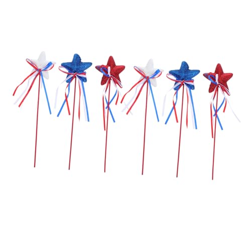 Healvian 6 Stück Handliche Deko für Unabhängigkeitstag und Memorial Day Rote Weiße Blaue Farben für Feiern und Veranstaltungen Healvian 6 Stück Handliche Deko für Unabhängigkeitstag und Memorial Day Rote Weiße Blaue Farben für Feiern und Veranstaltungen von Healvian