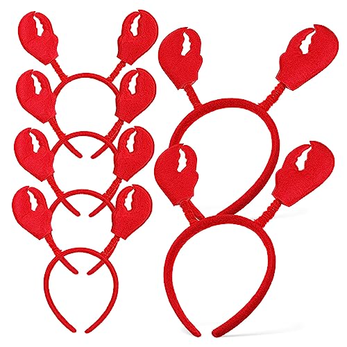 Healvian 6 Stück Krabben Lobster Stirnbänder Cosplay Haarreif für Party Kostüm Tierkopfband Kreative Kopfbedeckung für Karneval und Rollenspiel Healvian 6 Stück Krabben Lobster Stirnbänder Cosplay Haarreif für Party Kostüm Tierkopfband Kreative Kopfbedeckung für Karneval und Rollenspiel von Healvian