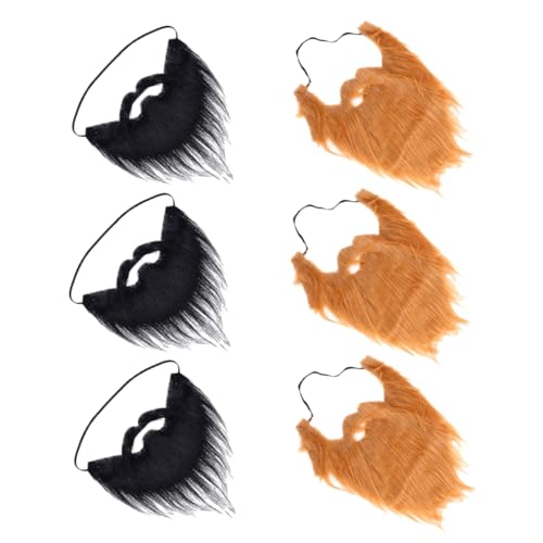 Healvian 6 Stück Künstliche Für Männer: Halloween-kostüm, Künstliche – Realistische Künstliche Gesichtsbehaarung, Schnurrbärte Für Party-Requisiten, Cosplay, Kostüme, Healvian 6 Stück Künstliche Für Männer: Halloween-kostüm, Künstliche – Realistische Künstliche Gesichtsbehaarung, Schnurrbärte Für Party-Requisiten, Cosplay, Kostüme, von Healvian
