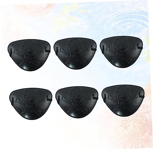 Healvian 6 Stück Piraten Augenklappen mit Skelett Weiche Augenmaske für Halloween Festival Party Cosplay und Erwachsene Lustige Piraten Kostüm Accessoires Healvian 6 Stück Piraten Augenklappen mit Skelett Weiche Augenmaske für Halloween Festival Party Cosplay und Erwachsene Lustige Piraten Kostüm Accessoires von Healvian
