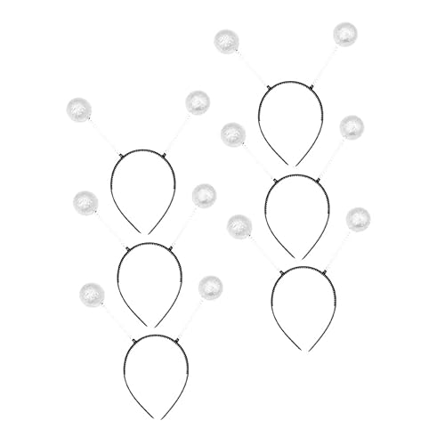 Healvian 6 Stück Teiliges Kostüm Haarreif mit Weißen Schaumstoffbällen Kreativer Kopfschmuck für Festival Party und Karneval Langlebiges Detailreiches Design für Damen und Herren Healvian 6 Stück Teiliges Kostüm Haarreif mit Weißen Schaumstoffbällen Kreativer Kopfschmuck für Festival Party und Karneval Langlebiges Detailreiches Design für Damen und Herren von Healvian