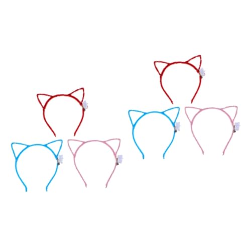 Healvian 6 Stück leuchtende Kopfbedeckung Cosplay-Party-Haarband Halloween-Party-Stirnband leuchtender Kopfschmuck Zufällige Farbe Healvian 6 Stück leuchtende Kopfbedeckung Cosplay-Party-Haarband Halloween-Party-Stirnband leuchtender Kopfschmuck Zufällige Farbe von Healvian