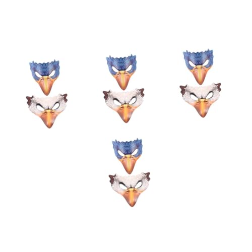 Healvian 8 Stck. Teiliges Halloween Adlermasken PU Schaum mit Realistischem Vogelschnabel Detailreiche Tiergesichtsmasken für Karneval Maskenball Cosplay und Kostümpartys für Erwachsene Healvian 8 Stck. Teiliges Halloween Adlermasken PU Schaum mit Realistischem Vogelschnabel Detailreiche Tiergesichtsmasken für Karneval Maskenball Cosplay und Kostümpartys für Erwachsene von Healvian