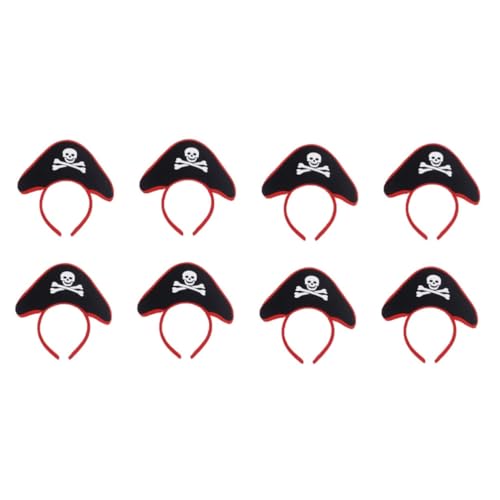 Healvian 8 Stck. Teiliges Piraten Haarreif Halloween Schädel Haarschmuck für Jungen Mädchen Leichtes Langlebiges Kopfband für Party Festival Kostüm Healvian 8 Stck. Teiliges Piraten Haarreif Halloween Schädel Haarschmuck für Jungen Mädchen Leichtes Langlebiges Kopfband für Party Festival Kostüm von Healvian