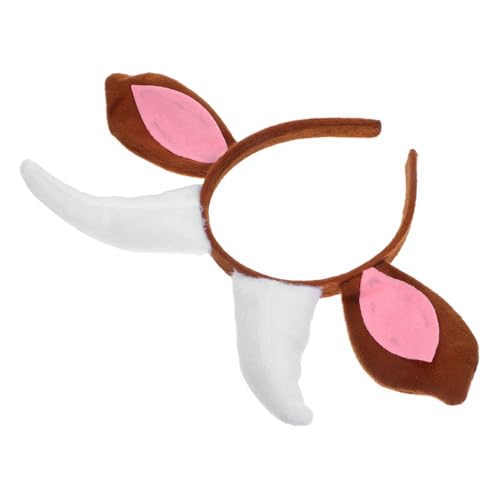 Healvian 8 Stück Haarreif Ziegenkopf Cartoon Tierkopfband Plüsch Stretchig Verstellbar Für Mädchen Kostüm Geburtstag Karneval Halloween Party Zubehör von Healvian