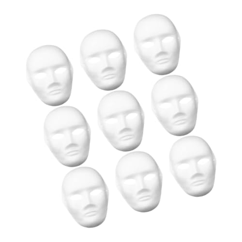 Healvian 9 Stck Teiliges DIY Vollkopf Papiermaske für Jungen Blanko für Kreative Gestaltung Geeignet für Karneval Halloween und Cosplay Fördert Kreativität und Fantasie Healvian 9 Stck Teiliges DIY Vollkopf Papiermaske für Jungen Blanko für Kreative Gestaltung Geeignet für Karneval Halloween und Cosplay Fördert Kreativität und Fantasie von Healvian