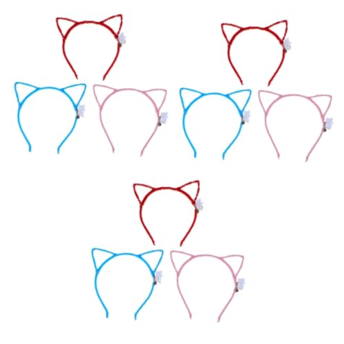 Healvian 9 leuchtende Kopfbedeckung Cosplay-Party-Haarband leuchtender Kopfschmuck Halloween-Party-Stirnband Kopfbedeckung Zufällige Farbe von Healvian