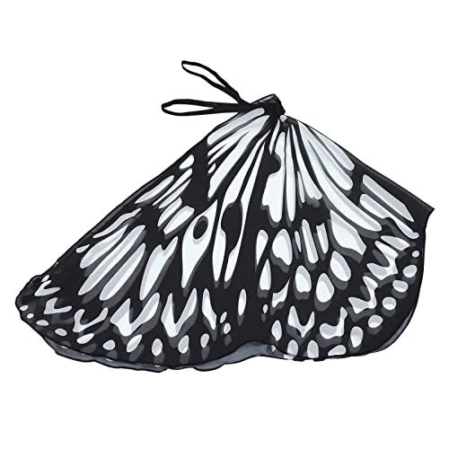 Healvian Badetuch strandtücher dress for halloween schal Partykleidung strandzuberhör Geburtstag Mantel Sommer Festival-Party-Kostüm Umhang mit Schmetterlingsflügeln Polyester Weiß von Healvian