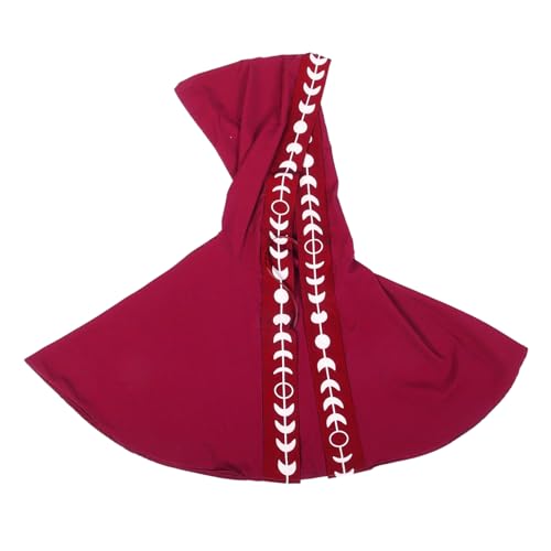 Healvian Cape-schal Erwachsener Umhang Kapuzenmantel Mittelalterlicher Mantel Mittelalterliche Haube Halber Umhang Schal Kapuze Umhangkostüm Mini-Mantel Kapuzenhaube Kapuzenmütze Vermischt von Healvian