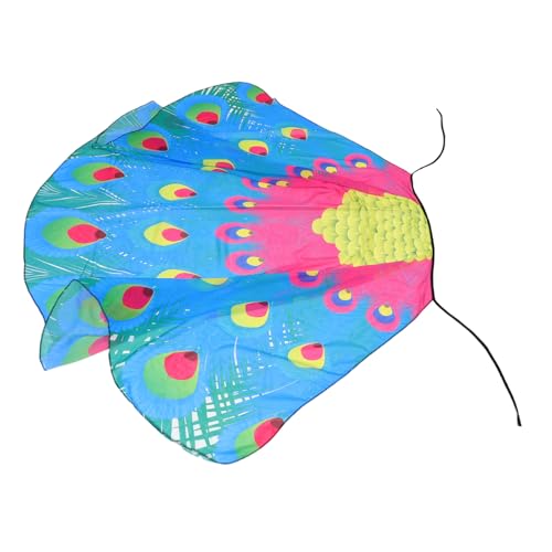 Healvian Chiffon Peacock Cloak Sommerumhang Umhang Für Cosplay Umhang Für Die Party Performance-umhang Damen Schulterschal Kostümumhang Cosplay-zubehör Hochzeitsschal Weibliches Kostüm von Healvian
