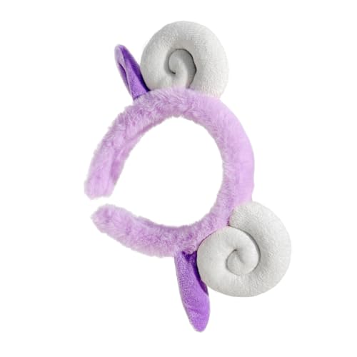 Healvian Croissant-Stirnband Haarband Lamm Stirnband Stirnbänder Stoff Haarzubehör Modestirnband tierischer Kopfschmuck einzigartige Haardekoration Haarreifen aus Schafshorn Plüsch Healvian Croissant-Stirnband Haarband Lamm Stirnband Stirnbänder Stoff Haarzubehör Modestirnband tierischer Kopfschmuck einzigartige Haardekoration Haarreifen aus Schafshorn Plüsch von Healvian