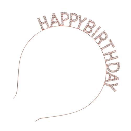 Healvian Delikates Haarband mit Funkelnden Strasssteinen für Geburtstagsfeiern Adorables Haarschmuck Accessoire für und Mädchen Leicht Tragbar und Langlebig für Fotoshootings von Healvian