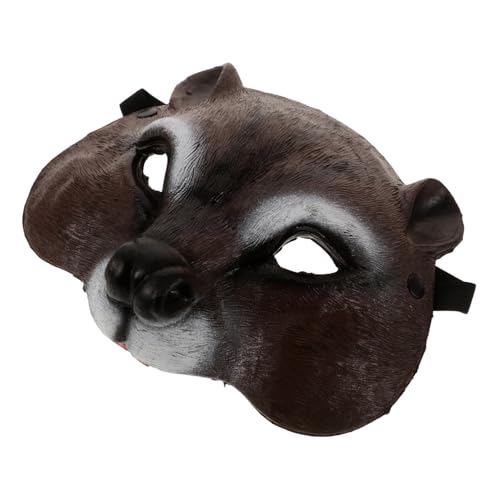 Healvian Eichhörnchen Maske für Kostümparty Realistische Tiermaske PU Schaum für Halloween Karneval und Cosplay Leicht Auffällig für Jede von Healvian