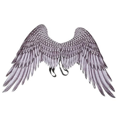 Healvian Engelsflügel Kostüm Requisiten für Halloween und Cosplay Schwarze für Erwachsene für Partys Bühnenaufführungen und Karneval Healvian Engelsflügel Kostüm Requisiten für Halloween und Cosplay Schwarze für Erwachsene für Partys Bühnenaufführungen und Karneval von Healvian