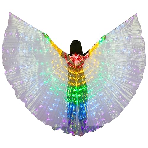 Healvian Erwachsene LED Tanzkostüme mit Leuchtenden Flügeln für Karneval Halloween Bühnenaufführungen Farbenfroh Sicher Hochhell Besondere Anlässe Healvian Erwachsene LED Tanzkostüme mit Leuchtenden Flügeln für Karneval Halloween Bühnenaufführungen Farbenfroh Sicher Hochhell Besondere Anlässe von Healvian