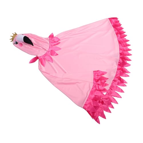 Healvian Flamingo -leistungskostüm Flamingo-kostüm Maskenkostüme Für Frauen Halloween-umhang Mit Kapuze Unisex-halloween-umhang Weihnachtskostümumhang Karnevalsumhang Rosy Tuch von Healvian