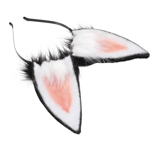 Healvian Flauschiges Bunny Ear Haarreif Stirnband für Party Cosplay Kaninchenohren Kopfschmuck aus Realistisch und Detailreich für Damen und Mädchen Healvian Flauschiges Bunny Ear Haarreif Stirnband für Party Cosplay Kaninchenohren Kopfschmuck aus Realistisch und Detailreich für Damen und Mädchen von Healvian