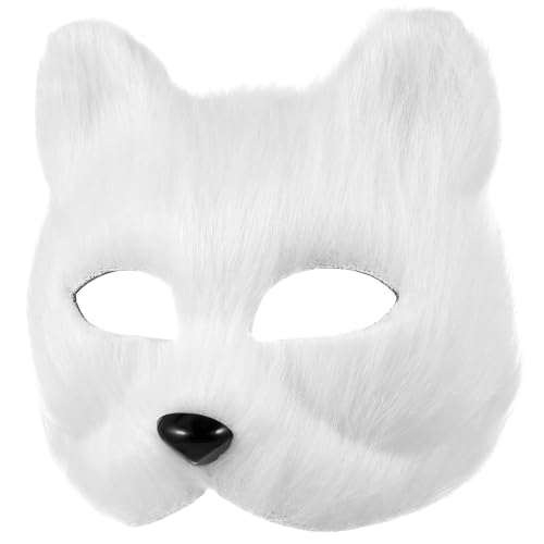 Healvian Fuchs Halbmaske DIY Halloween Maske für Maskerade und Kostümparty Leicht Komfortabel für Kreative Bastelprojekte und Familienaktivitäten Healvian Fuchs Halbmaske DIY Halloween Maske für Maskerade und Kostümparty Leicht Komfortabel für Kreative Bastelprojekte und Familienaktivitäten von Healvian