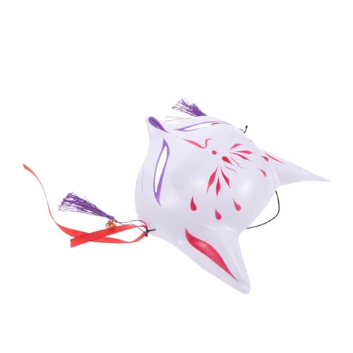 Healvian Fuchs-dämonenmaske Cosplay-gesichtsmaske Fuchs Maskerade Maske Maskerade Gesichtsmaske Maskerade Cosplay-maske Katzen-maskerade-maske Fuchs Kostümzubehör Cosplay-tier Plastik von Healvian