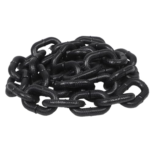 Healvian Gefälschte Kette Halloween-Kette Halloween -Party -Dekorationen Halloween-dekorationsketten Festliche Atmosphäre Kostümrequisiten Piraten-Requisiten Filmrequisiten Plastik Black Healvian Gefälschte Kette Halloween-Kette Halloween -Party -Dekorationen Halloween-dekorationsketten Festliche Atmosphäre Kostümrequisiten Piraten-Requisiten Filmrequisiten Plastik Black von Healvian