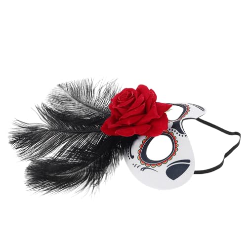Healvian Gesichtsmaske mit Rosen Design für Halloween und Maskenbälle Kostümparty Maske für Romantische und Mysteriöse Verkleidung für Besondere Anlässe Healvian Gesichtsmaske mit Rosen Design für Halloween und Maskenbälle Kostümparty Maske für Romantische und Mysteriöse Verkleidung für Besondere Anlässe von Healvian