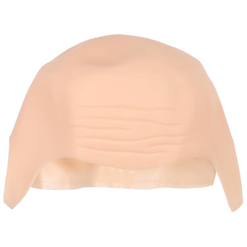 Healvian Glatzenkostüm-Kappe: Kopfhautabdeckung aus Gummi – Unisex-Spezialeffekt-Glatze-Perückenkappe für Halloween-Verkleidungen, Cosplay-Zubehör, Theateraufführungen Healvian Glatzenkostüm-Kappe: Kopfhautabdeckung aus Gummi – Unisex-Spezialeffekt-Glatze-Perückenkappe für Halloween-Verkleidungen, Cosplay-Zubehör, Theateraufführungen von Healvian