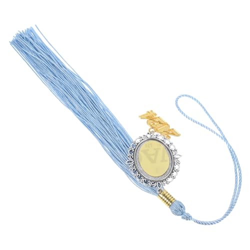 Healvian Graduation Cap Tassel Charm Polyester Zinklegierung Abschlusskappen Anhänger Dekoration für Highschool und College Abschlussfeier von Healvian