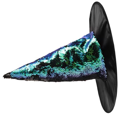 Healvian Grüner Glitzer Hexenhut Damen Cosplay Witch Hat mit Pailletten für Halloween Karneval Maskerade Party Verkleidung Healvian Grüner Glitzer Hexenhut Damen Cosplay Witch Hat mit Pailletten für Halloween Karneval Maskerade Party Verkleidung von Healvian