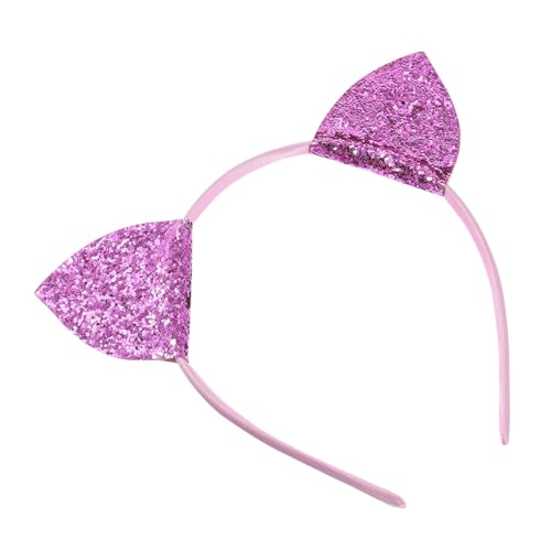 Healvian Haarreif Katzenohren Süßes Katzenohren Haaraccessoire Stirnband für Mädchen Niedlich Bequem Vielseitig für Kostümfest Halloween Party von Healvian