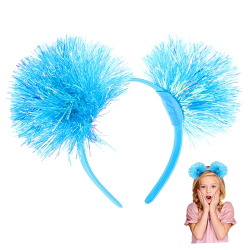 Healvian Haarreif mit Glitzerbällen Niedliches Cosplay Accessoire für Bühnenaufführungen und Karneval Leicht und Langlebig für Kinderfreundschaften von Healvian