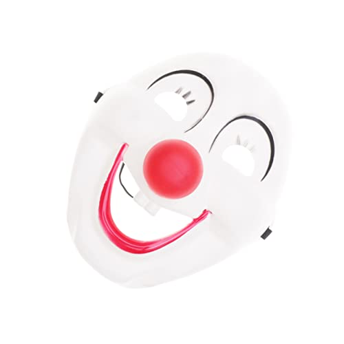 Healvian Halloween Clown Maske Langlebigem Kunststoff Lachendes Party Kostüm Zubehör für Fasching Karneval und Maskenball Lustige Verkleidung für Halloween und Mottopartys von Healvian