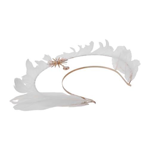 Healvian Halloween-Dekorationen Halloween Stirnband Kopfbedeckung der Göttin Braut Stirnband Göttin Zubehör Frauen Haarschmuck Mary Kopfschmuck Krone Haarreif Nachahmungsperlen Weiß Healvian Halloween-Dekorationen Halloween Stirnband Kopfbedeckung der Göttin Braut Stirnband Göttin Zubehör Frauen Haarschmuck Mary Kopfschmuck Krone Haarreif Nachahmungsperlen Weiß von Healvian