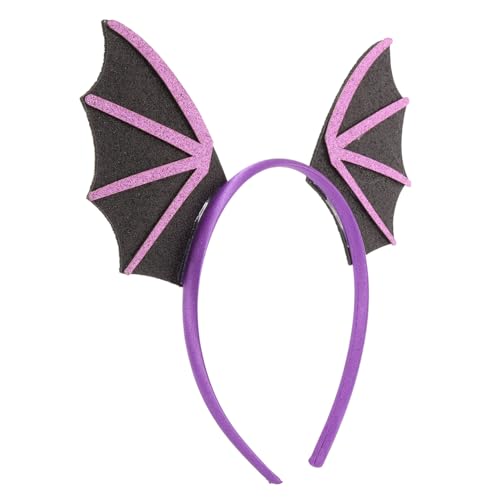 Healvian Halloween Fledermaus Stirnband mit Teufelsflügeln Violettes Party Haaraccessoire für Frauen und Teens Einzigartiges Design für Halloween Themenpartys und Festliche Kostümierung Healvian Halloween Fledermaus Stirnband mit Teufelsflügeln Violettes Party Haaraccessoire für Frauen und Teens Einzigartiges Design für Halloween Themenpartys und Festliche Kostümierung von Healvian