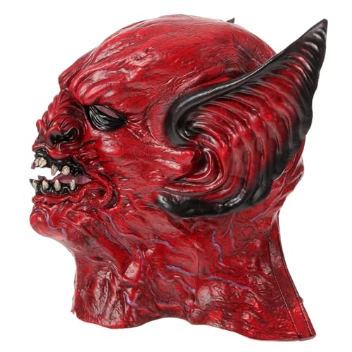 Healvian Halloween Gruselige Maske für Erwachsene Bat Kopfbedeckung Cosplay Kostüm für Halloween Party und Geisterhaus Deko Unheimliches Accessoire für Schaurige Auftritte Healvian Halloween Gruselige Maske für Erwachsene Bat Kopfbedeckung Cosplay Kostüm für Halloween Party und Geisterhaus Deko Unheimliches Accessoire für Schaurige Auftritte von Healvian