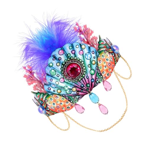 Healvian Halloween Haarschmuck und Muschel Haarreif Krone für Damen Leichtes Langlebiges Party Accessoire für Kostüm Geburtstags und Cosplay Partys Fotorequisiten Geeignet Healvian Halloween Haarschmuck und Muschel Haarreif Krone für Damen Leichtes Langlebiges Party Accessoire für Kostüm Geburtstags und Cosplay Partys Fotorequisiten Geeignet von Healvian