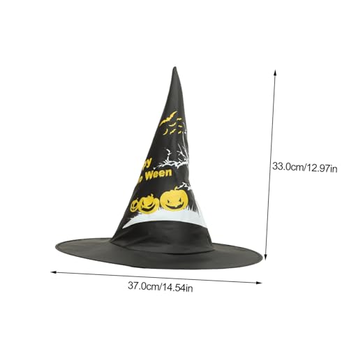 Healvian Halloween Hexenhut Glow in The Dark Leuchtender Hexenhut für Damen Masquerade Halloween Party Cosplay Zubehör mit Feiner Verarbeitung und Bequemer Healvian Halloween Hexenhut Glow in The Dark Leuchtender Hexenhut für Damen Masquerade Halloween Party Cosplay Zubehör mit Feiner Verarbeitung und Bequemer von Healvian