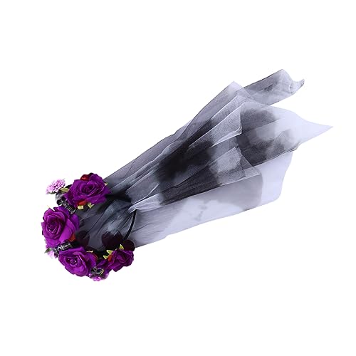 Healvian Halloween Kopfband mit und Rosenblüten Perfektes Kostümzubehör für Erwachsene für Halloween Feiern und Kostümpartys Healvian Halloween Kopfband mit und Rosenblüten Perfektes Kostümzubehör für Erwachsene für Halloween Feiern und Kostümpartys von Healvian