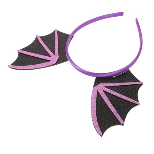 Healvian Halloween Stirnband mit Fledermausflügeln und Teufelsdesign Leichtes Stoffhaarband für Erwachsene Komfortabel Robust für Halloween Cosplay Party und Festivalzubehör Healvian Halloween Stirnband mit Fledermausflügeln und Teufelsdesign Leichtes Stoffhaarband für Erwachsene Komfortabel Robust für Halloween Cosplay Party und Festivalzubehör von Healvian