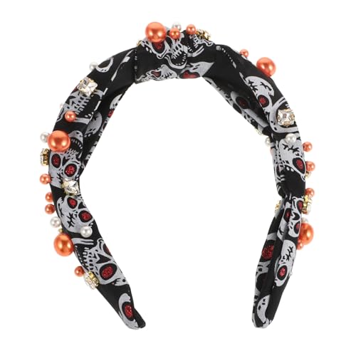 Healvian Halloween Themen Stirnband mit Künstlichen Perlen und Strass für Frauen Elegantes Cosplay Accessoire für Partys und Besondere Anlässe Hochwertiges Sicheres und Stilvolles Kopfstück Healvian Halloween Themen Stirnband mit Künstlichen Perlen und Strass für Frauen Elegantes Cosplay Accessoire für Partys und Besondere Anlässe Hochwertiges Sicheres und Stilvolles Kopfstück von Healvian