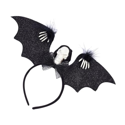 Healvian Halloween-stirnband Mit -kopfschmuck Fledermaus Haarnadel Led-licht-halloween-stirnband Halloween-fledermaus-stirnband Halloween-skelett-kopfbedeckung Kostüm Harz Black Healvian Halloween-stirnband Mit -kopfschmuck Fledermaus Haarnadel Led-licht-halloween-stirnband Halloween-fledermaus-stirnband Halloween-skelett-kopfbedeckung Kostüm Harz Black von Healvian