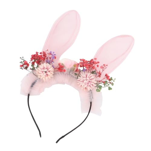 Healvian Hasenohren Haarreif mit Blumen Leichtes Party Stirnband für Ostern Karneval Kostümfest Karneval Masquerade Vielseitiges Bunny Zubehör Zufälliges Design als Fotorequisite Healvian Hasenohren Haarreif mit Blumen Leichtes Party Stirnband für Ostern Karneval Kostümfest Karneval Masquerade Vielseitiges Bunny Zubehör Zufälliges Design als Fotorequisite von Healvian