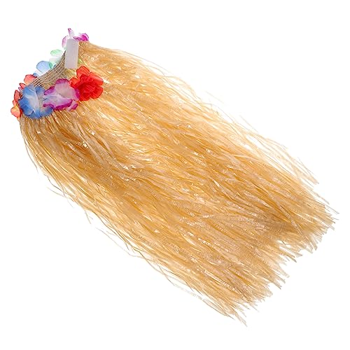 Healvian Hawaiianischer Hula Gras Rock Kostüm Erwachsene hawaii outfit hawaii kleidung Hawaii-Accessoire Hula-Festival junplee hula Hula-Röcke Hawaiianische Party bevorzugt Plastik von Healvian