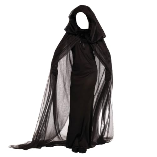Healvian Hexenkostüm Damen für Halloween Schwarzes Cosplay für Maskerade Rollenspiele Themenpartys Healvian Hexenkostüm Damen für Halloween Schwarzes Cosplay für Maskerade Rollenspiele Themenpartys von Healvian