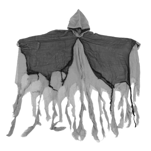Healvian Hooded Cloak mit Kapuze für Halloween Dunkelgrauer Reaper Umhang Atmungsaktivem Material Vielseitiges Komfortables Kostüm für Erwachsene für Gruselpartys Cosplay und Dekoration Healvian Hooded Cloak mit Kapuze für Halloween Dunkelgrauer Reaper Umhang Atmungsaktivem Material Vielseitiges Komfortables Kostüm für Erwachsene für Gruselpartys Cosplay und Dekoration von Healvian