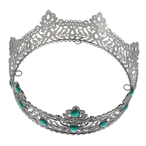 Healvian King Crown Herren Mittelalterliche Krone mit Funkelnden Strasssteinen Vollrund Bequemer Sitz Königliches Geburtstags und Prom Haaraccessoire Geeignet für Cosplay und Festliche Healvian King Crown Herren Mittelalterliche Krone mit Funkelnden Strasssteinen Vollrund Bequemer Sitz Königliches Geburtstags und Prom Haaraccessoire Geeignet für Cosplay und Festliche von Healvian