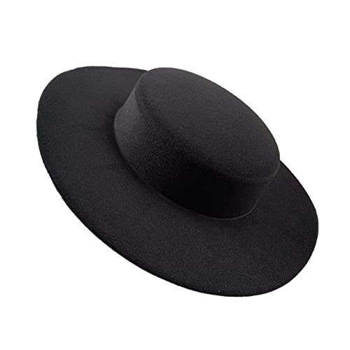 Healvian Klassischer Schwarzer Cosplay Hut für Damen Elegantes Party Accessoire Halloween Steampunk DIY Projekte Kopfgröße für Healvian Klassischer Schwarzer Cosplay Hut für Damen Elegantes Party Accessoire Halloween Steampunk DIY Projekte Kopfgröße für von Healvian